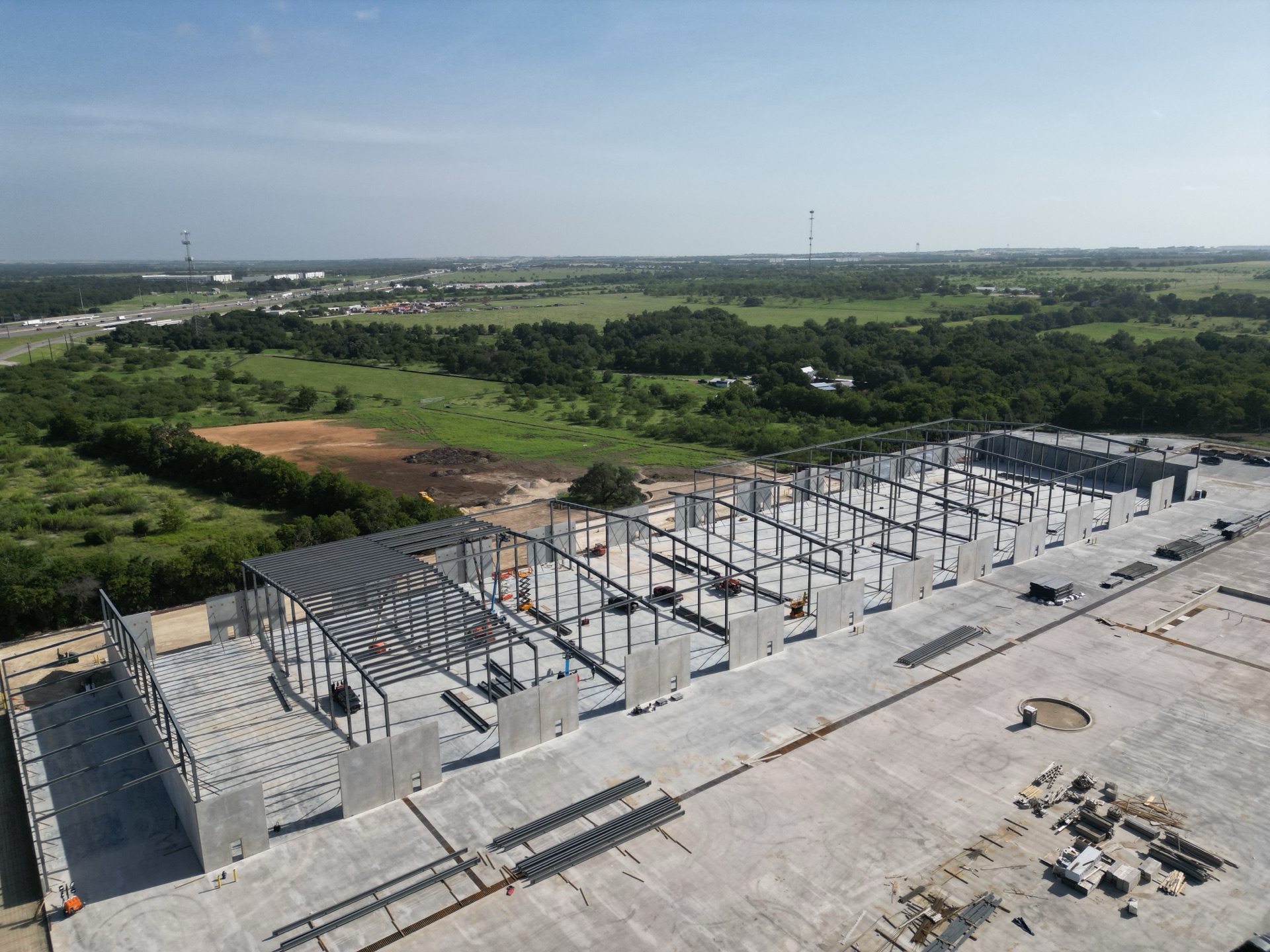 Aerial still of the Headwater site, August 2025